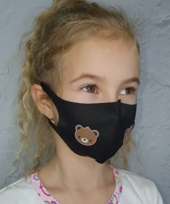 детская маска многоразовая с рисунком