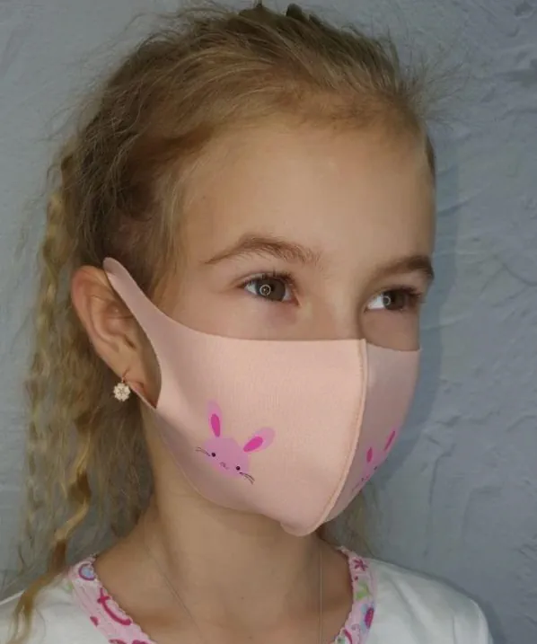 детская маска многоразовая с рисунком
