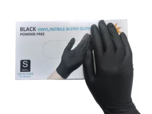 Нитровиниловые перчатки черные иркутск