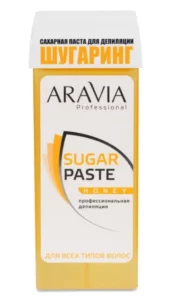 Aravia сахарная паста для депиляции в картридже натуральная медовая