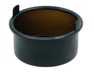 Многоразовая силиконовая чаша для восколплава чёрная